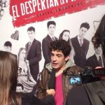 Redactors dels projecte Revista Escolar Digital durant l’estrena del musical de ‘El despertar de la Primavera’