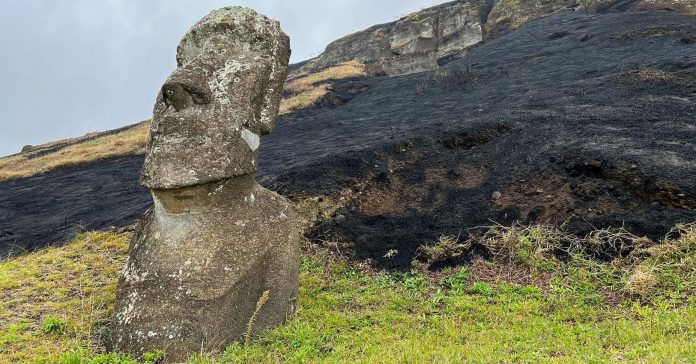 Incendio rapa Nui