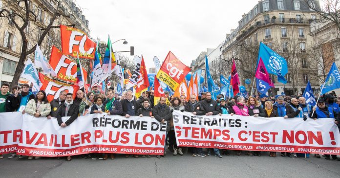 Huelga pensiones Francia